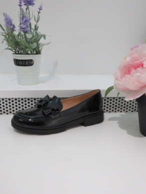 Mokasyny dziewczęce (31-36) 230-884 L BLACK