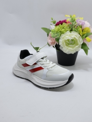 Buty sportowe chłopięce (32-37) EC350-2 WH/RED