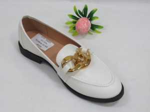 Mokasyny damskie na płaskim (36-41) HX-62 WHITE