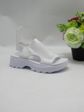 Sandały damskie na koturnie (36-41) J699 WHITE