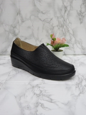 Półbuty damskie na koturnie (36-41) 0586 BLACK