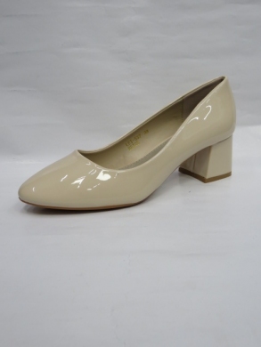 Czółenki damskie na obcasie (36-41) LE-537 BEIGE