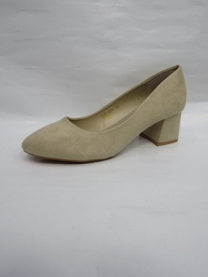 Czółenki damskie na obcasie (36-41) LE-538 BEIGE