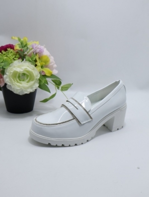 Półbuty damskie na obcasie (36-41) 5023 WHITE