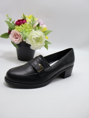 Półbuty damskie na obcasie (36-41) 1544 BLACK