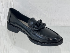 Mokasyny damskie na płaskim (36-41) GD-FL711 BLACK
