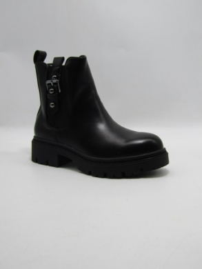 Botki damskie na płaskim (36-41) F6673 BLACK