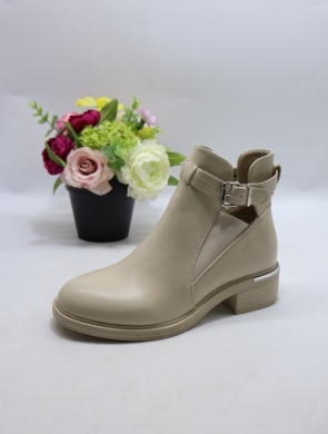 Botki damskie na obcasie (36-41) 5720 BEIGE