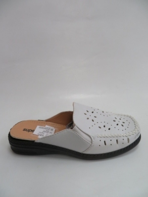 Klapki damskie na płaskim (36-41) 8905 WHITE