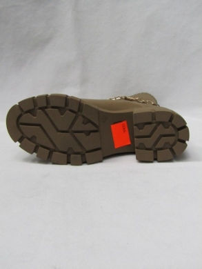 Botki damskie na obcasie (36-41) DE1080 KHAKI