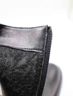 Botki damskie ocieplane na obcasie (36-41) F-50 BLACK