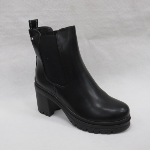 Botki damskie jesienne na obcasie (36-41) H2187 BLACK