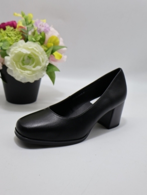 Czółenki damskie na obcasie (36-41) YCC-103 BLACK