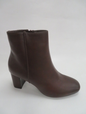 Botki damskie jesienne na obcasie (36-41) 5800 BROWN