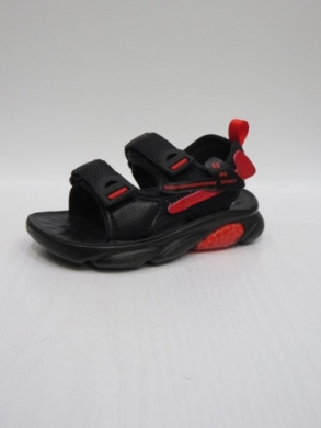 Sandały chłopięce (26-31) D932 BLACK/RED