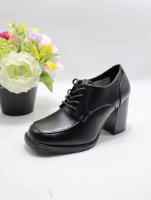 Półbuty damskie na obcasie (36-41) 9196 BLACK