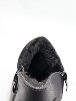 Botki męskie ocieplane (40-46) 1360-1 BLACK