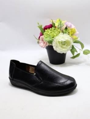 Półbuty damskie na płaskim (37-42) A15 BLACK