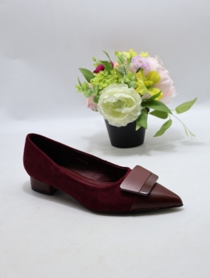 Czółenki damskie na obcasie (36-41) 4500-5 D.RED