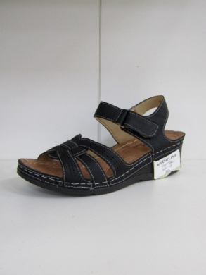 Sandały damskie na koturnie (36-41) VR207 BLACK
