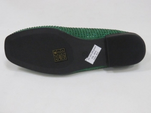 Mokasyny damskie na płaskim (36-41) 333-188 GREEN