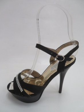Sandały damskie na szpilce (36-41) J122 BLACK