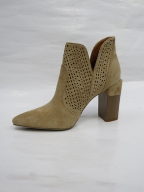 Botki damskie na obcasie (35-40) A8801-63 KHAKI