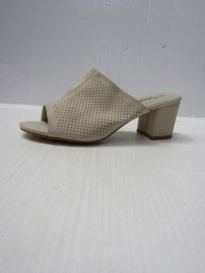 Klapki damskie na obcasie (36-41) 0650 BEIGE