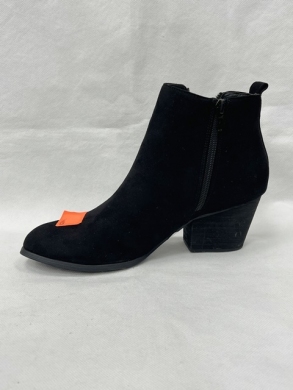 Botki damskie na obcasie (36-41) A-18 BLACK