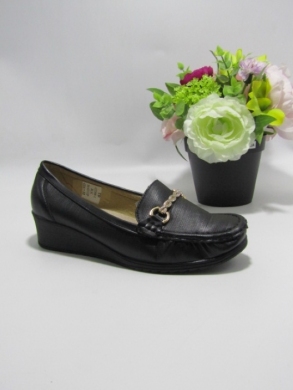 Półbuty damskie na koturnie (36-42) C2268-1 BLACK