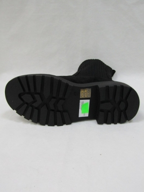 Kozaki damskie na płaskim (36-41) JJ27 BLACK