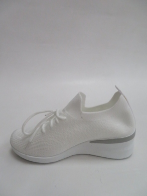 Sportowe Damskie na koturnie (36-41) AB09 WHITE
