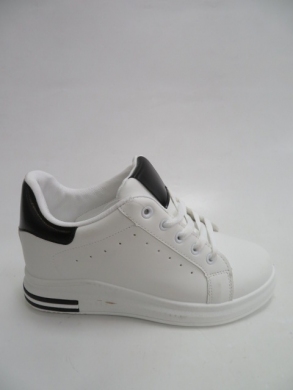 Buty sportowe damskie na koturnie (36-41) 3-0573 WHITE