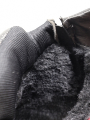 Trapery męskie ocieplane (41-46) 2033-1 BLACK