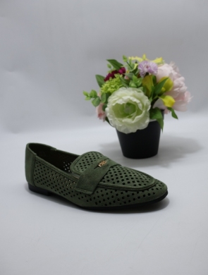 Mokasyny damskie na płaskim (36-41) 2219 GREEN