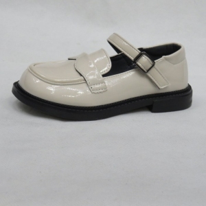 Mokasyny dziewczęce (27-31) D136 BEIGE