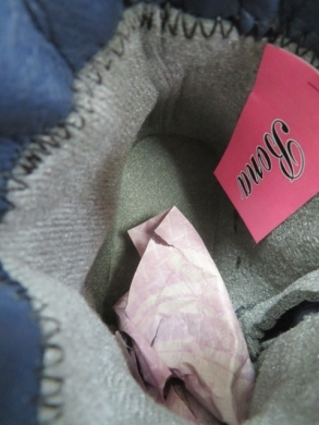 Botki dziewczęce ocieplane (25-30) FBL-53 NAVY/PINK