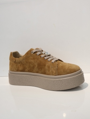 Buty sportowe damskie na płaskim (36-41) GD-FT-117A CAMEL