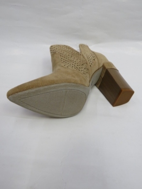 Botki damskie na obcasie (35-40) A8801-63 KHAKI