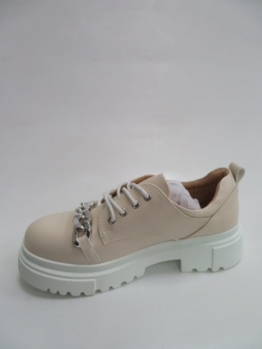 Półbuty damskie na płaskim (36-41) C21-8685 BEIGE