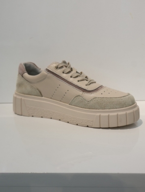 Buty sportowe damskie na płaskim (36-41) GD-LX1029 BEIGE