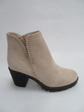 Botki damskie jesienne na obcasie (36-41) DA65 BEIGE