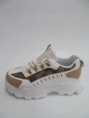 Sneakersy damskie niskie (36-41) BO-675 WHITE