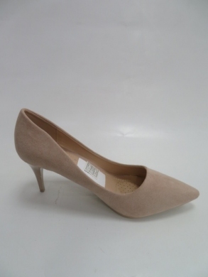Czółenki damskie na szpilce (36-41) 111-6 BEIGE