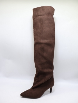 Kozaki damskie na szpilce (36-41) LA3127 BEIGE
