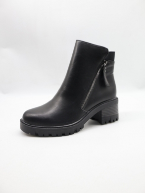 Botki damskie ocieplane na obcasie (36-41) H2262-1 BLACK
