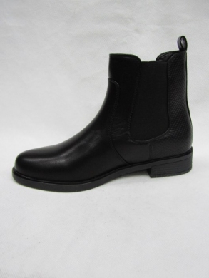 Botki damskie ocieplane na płaskim (36-41) MR-12 BLACK