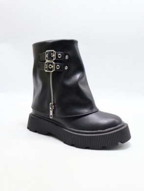 Botki dziewczęce ocieplane (28-35) 230-256 BLACK