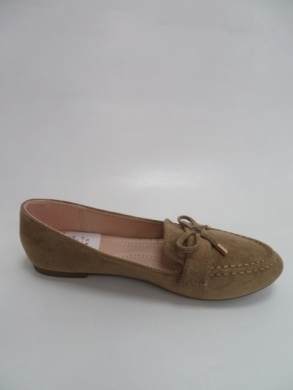 Mokasyny damskie na płaskim (36-41) LB 1856 KHAKI
