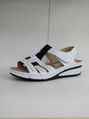 Sandały damskie na koturnie (36-41) LTH-15 WHITE